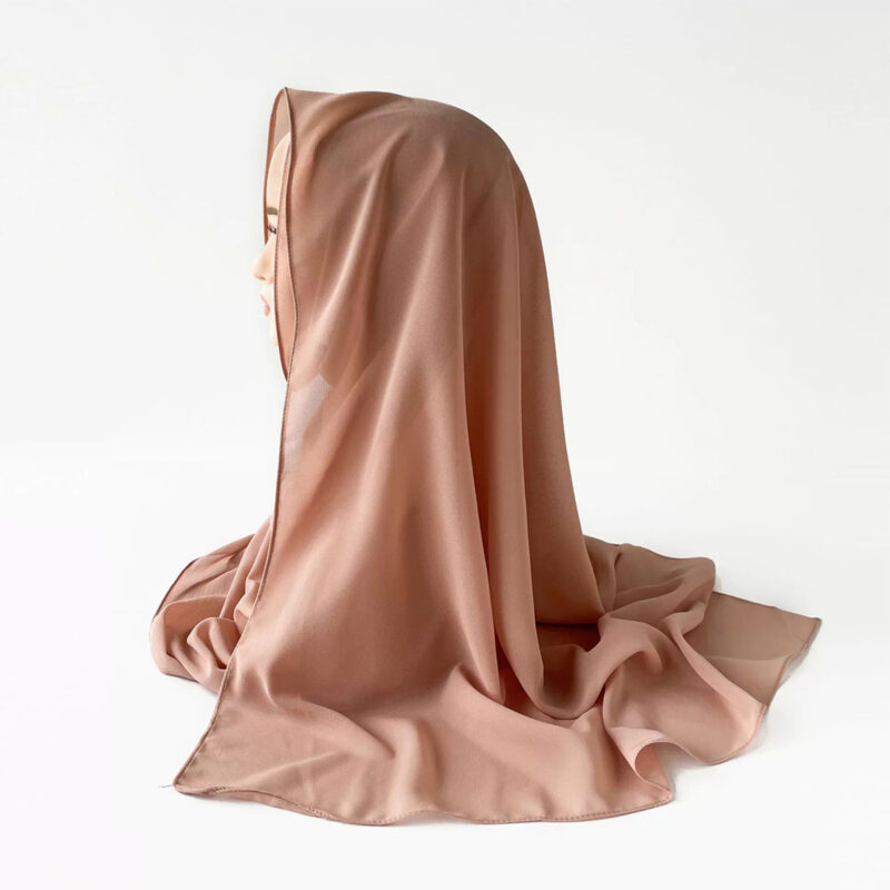 Meat Pink Chiffon Hijab