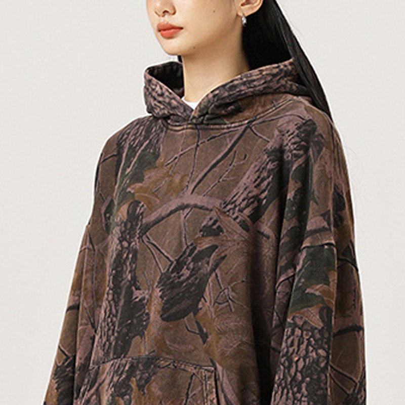 Camouflage Hoodie Side View
