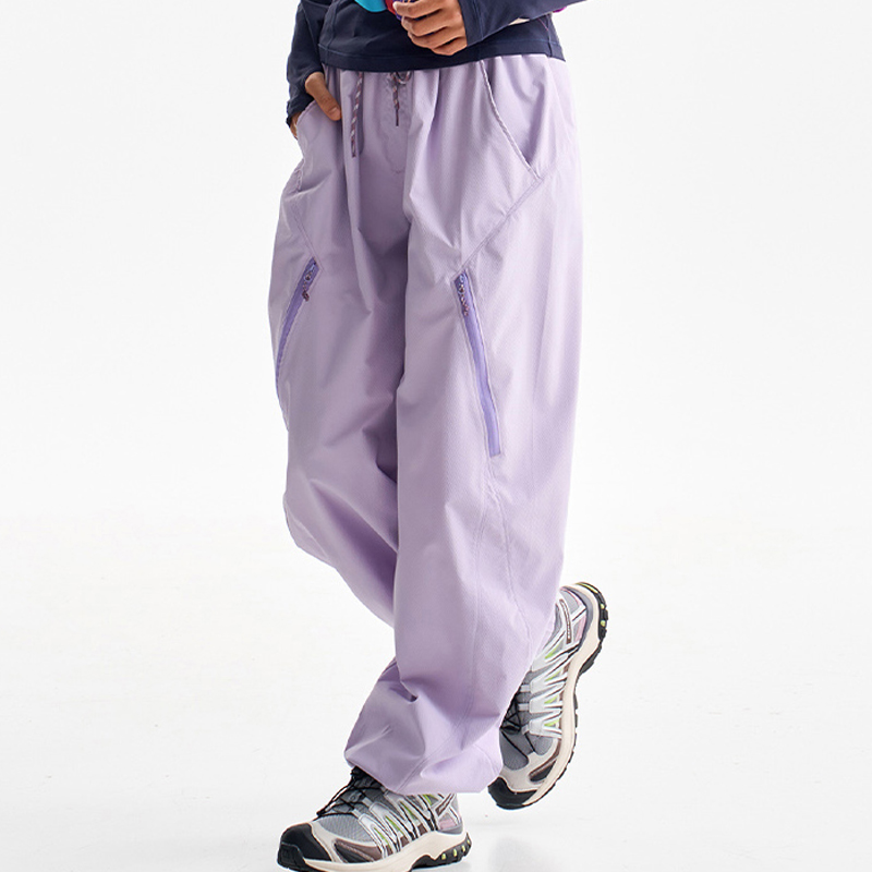 Men's purple outdoor cargo pants