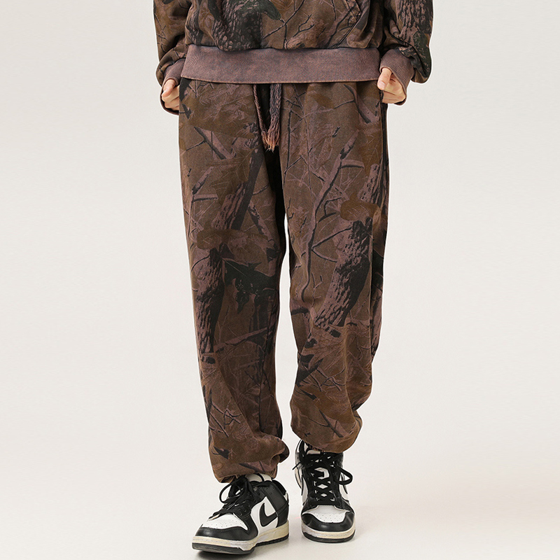 Men's Forest Camo Jogger Pants OEM ODM