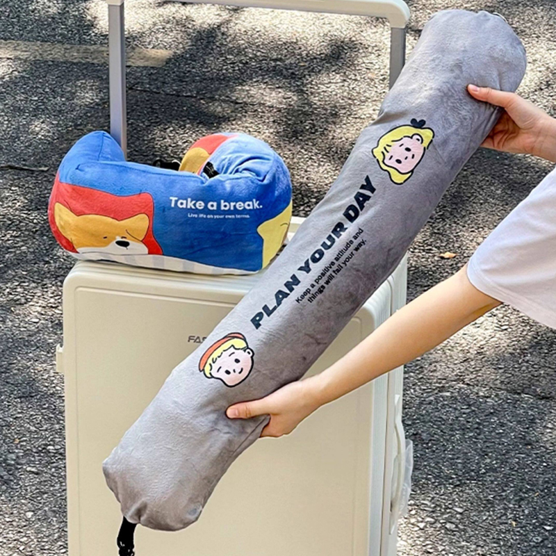 Airplane Pillow Foldable Storage Bag
