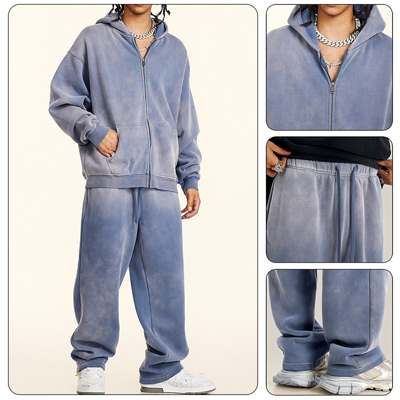 Blue Tracksuit Detail